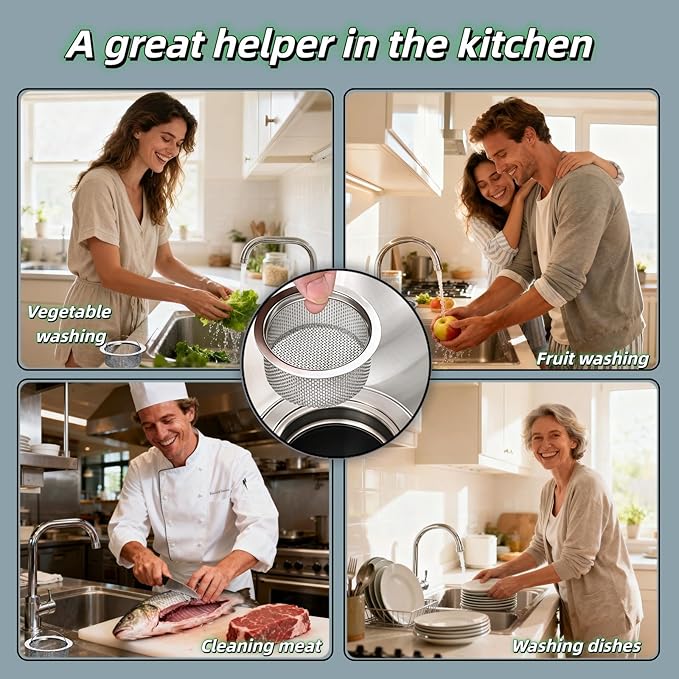 Stainless Steel Kitchen Sink Strainer