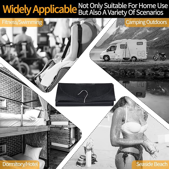 Breathable Mesh Laundry Hamper, Bringing Hooks Foldable Hanging Shower Caddy