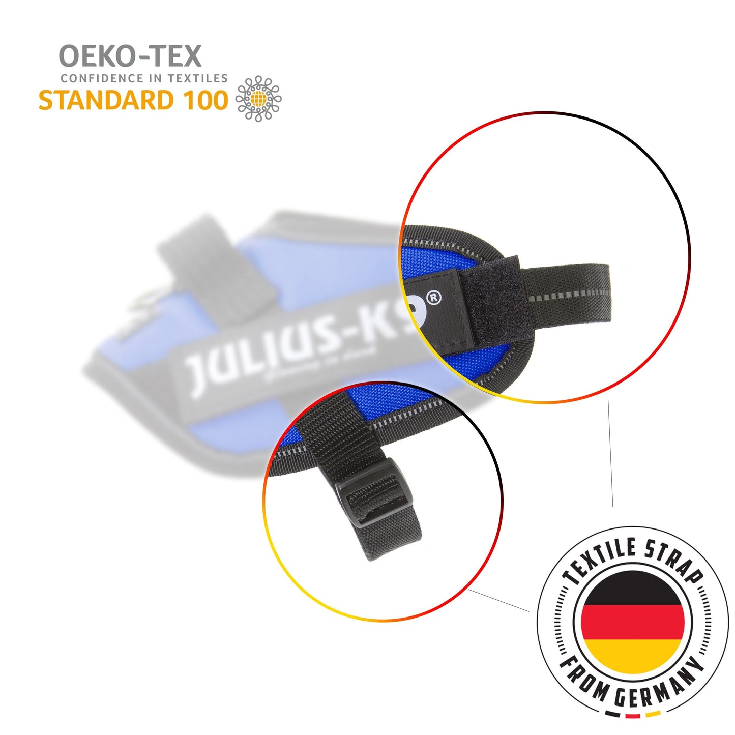 Julius-K9 IDC Powerharness, Blue, S/Mini