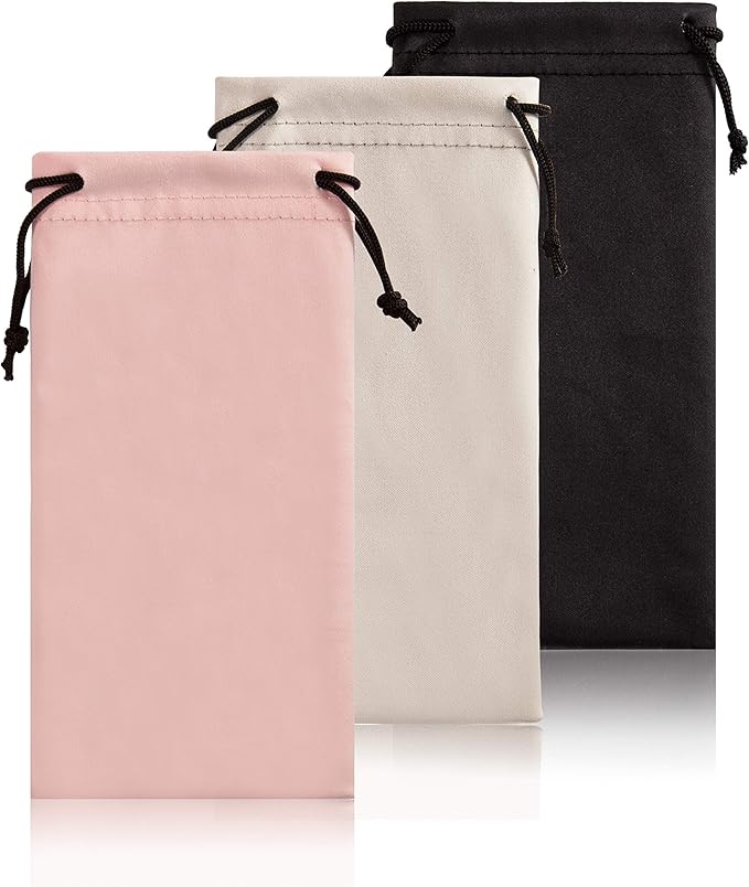 TRIUMPH VISION Soft Eyeglass Pouch 3 Pack