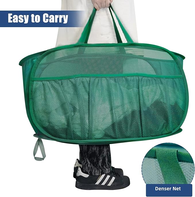 Collapsible Laundry Baskets, Upgrade Pop Up Laundry Hamper
