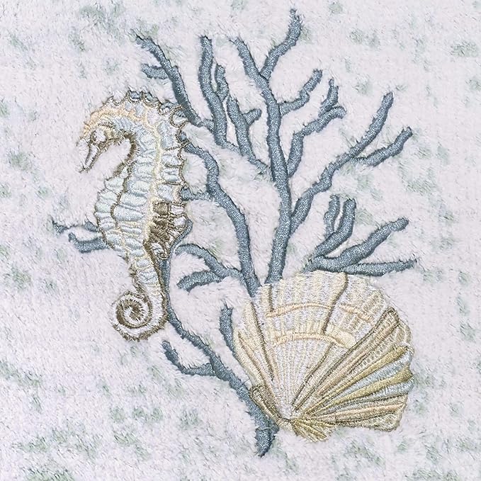 Avanti Linens - Bath Mat, Cotton Bathroom Rug, Sea Inspired Home Decor