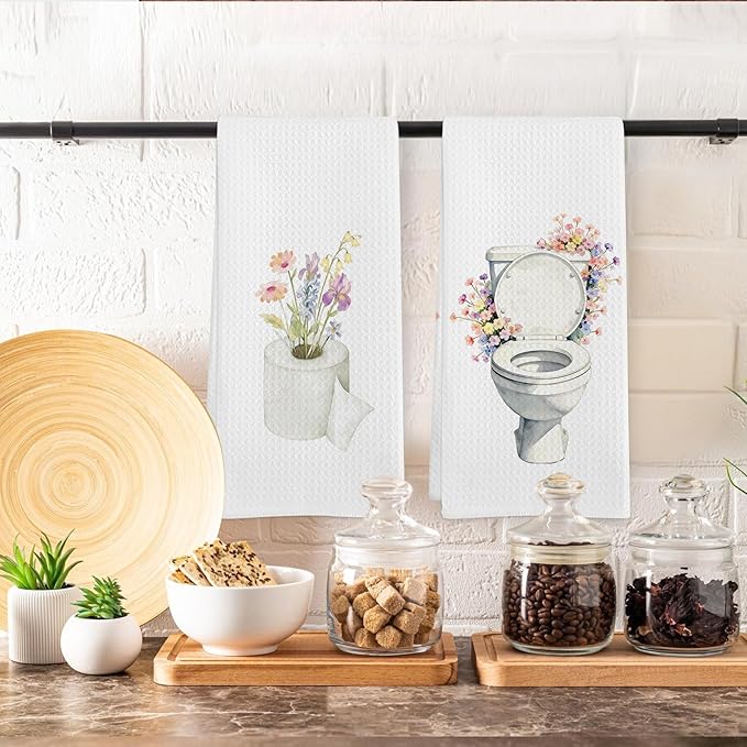 Wildflower Toilet Paper Roll Hand Towels