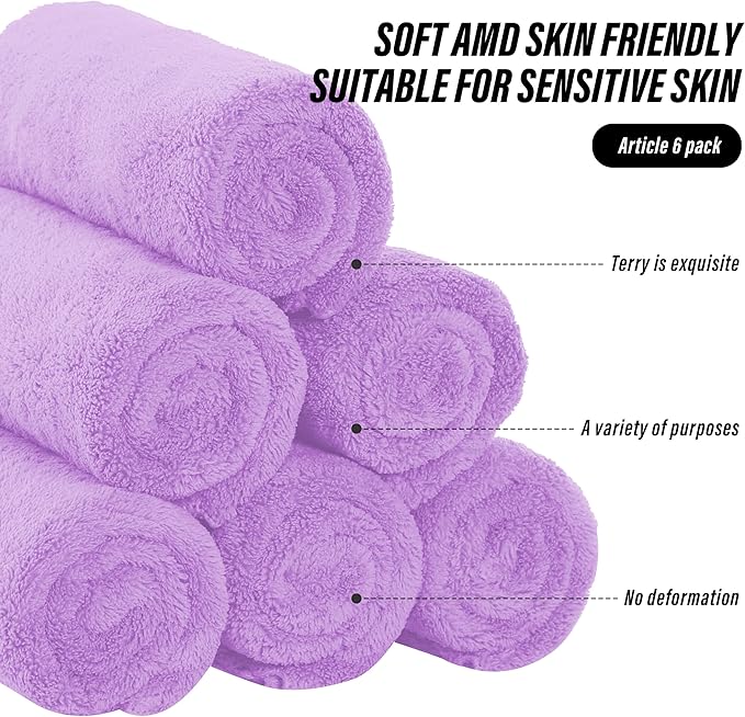 MOONQUEEN 6 Pack Premium Hand Towels