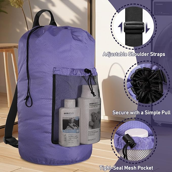 Laundry Bag Backpack Large Travel Laundry Bag