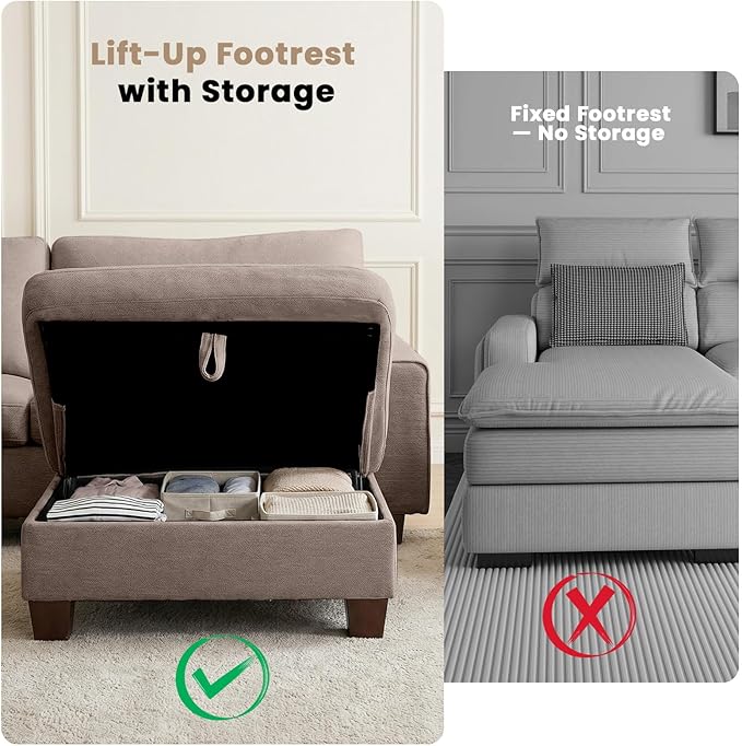DOPEDIO L-Shaped Sectional Sofa