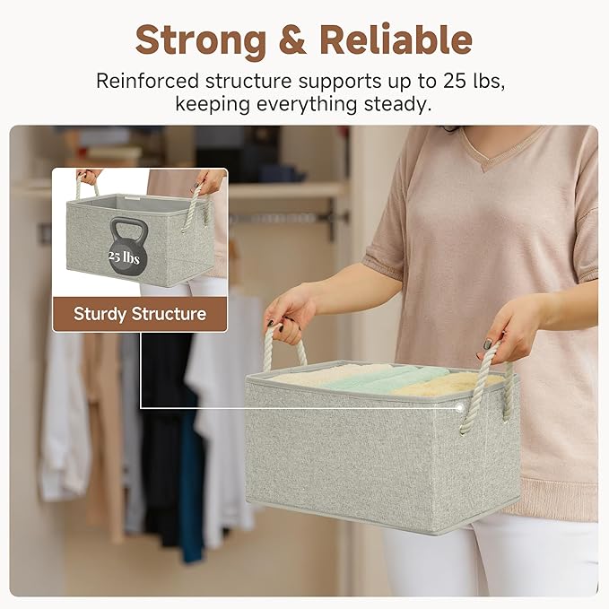 StorageWorks Storage Baskets for Shelves, Closet Organizers and Storage Bins