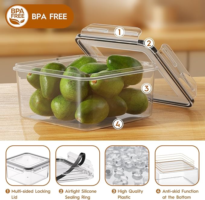 52 PCS Food Storage Containers
