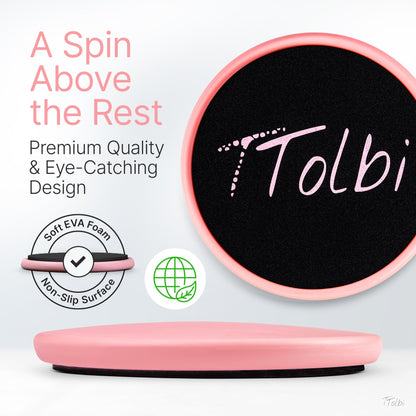 Premium Turning Boards for Dancers – Improve Pirouette Technique & Balance, Ideal Turn Board for Ballet, Dancing & Figure Ice Skating, Portable Spin Disc for Dance & Spinner Disk Training Equipment