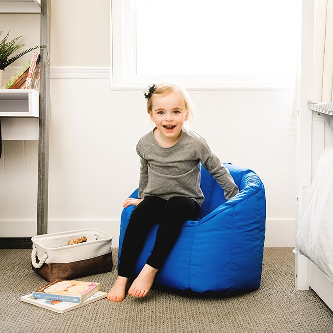 Big Joe Milano Beanbag Chair Kid's Sapphire Smartmax