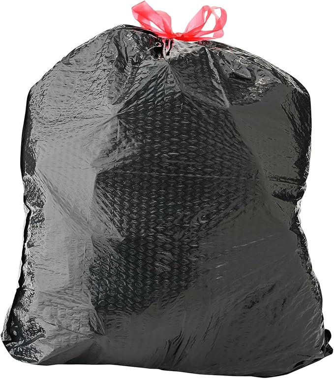 Amazon Basics 30 Gallon Flextra Strength Multipurpose Drawstring Trash Bags