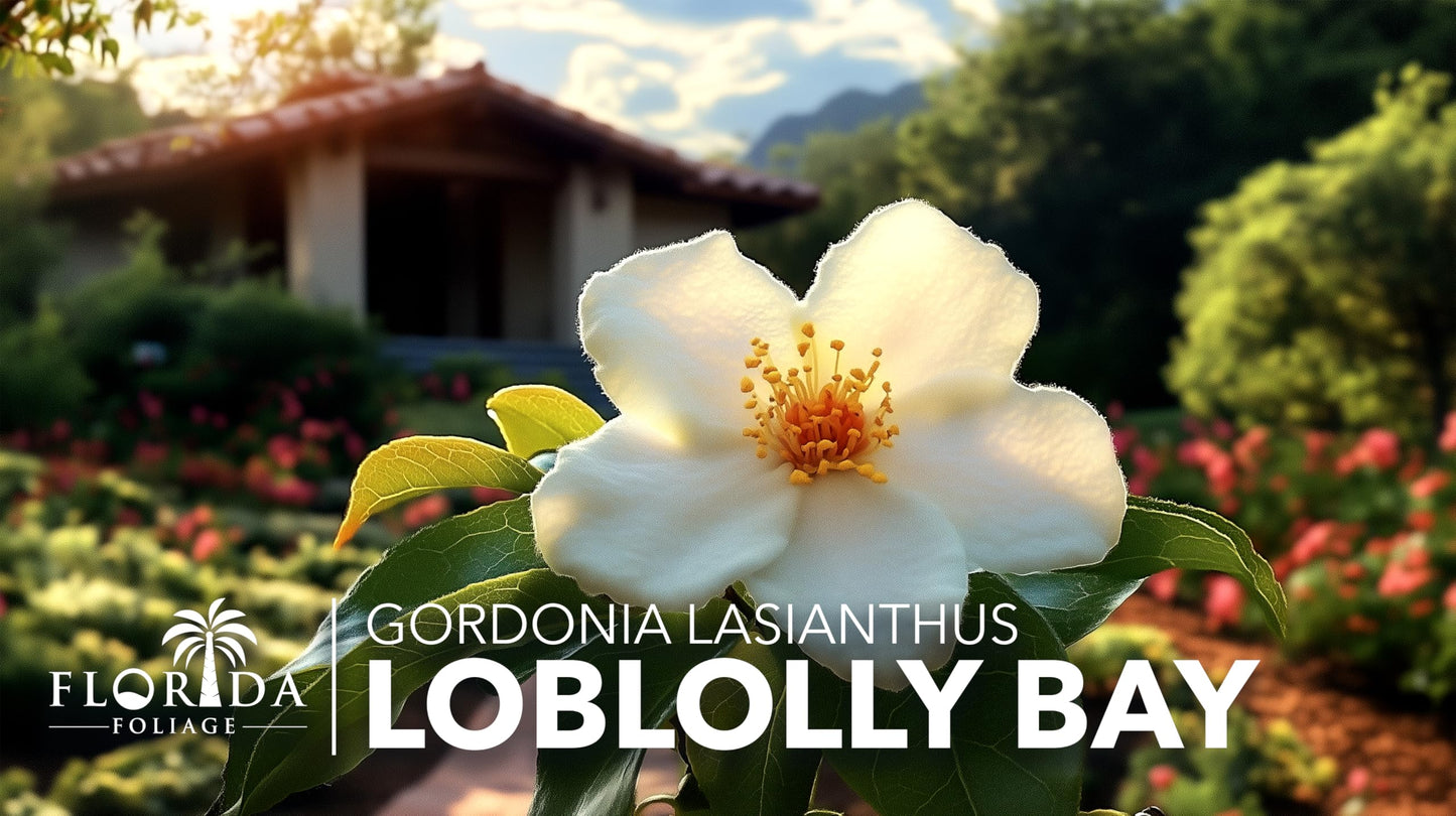 Loblolly Bay | 3 Live Plants | Gordonia lasianthus | Evergreen Flowering Tree for Landscaping | Thrives in Wet Soil & Tolerates Wet Feet