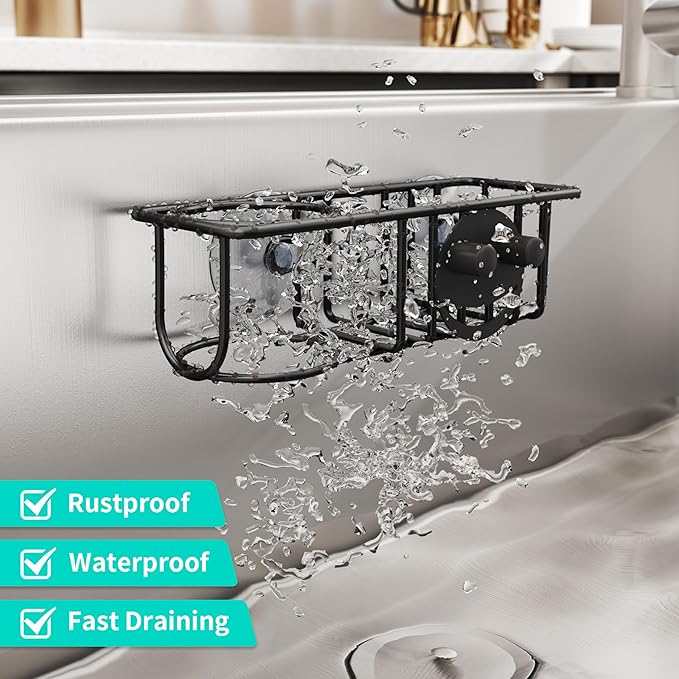 HapiRm Sink Caddy Sponge Holder