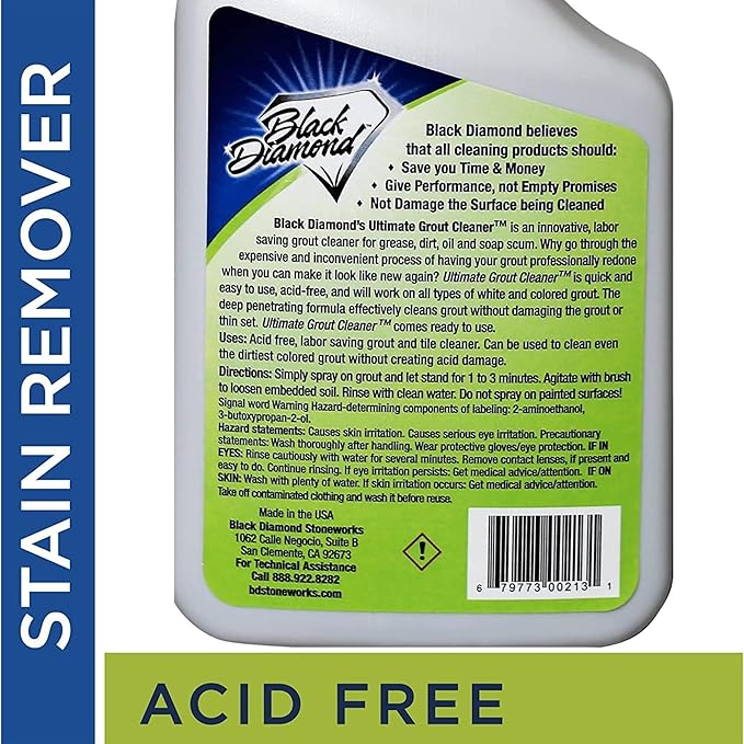 Black Diamond Ultimate Grout Cleaner: Best Cleaner