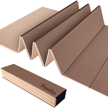 Foldable Yoga Exercise Mat – Lightweight, Anti-Slip, and Easy to Store for Yoga, Pilates, Home Workouts, and Floor Exercises