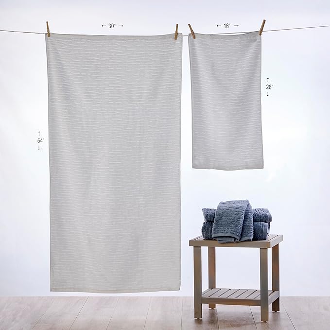 SKL Home CloudSoft Cotton Luxury 2-Piece Hand Towel Set