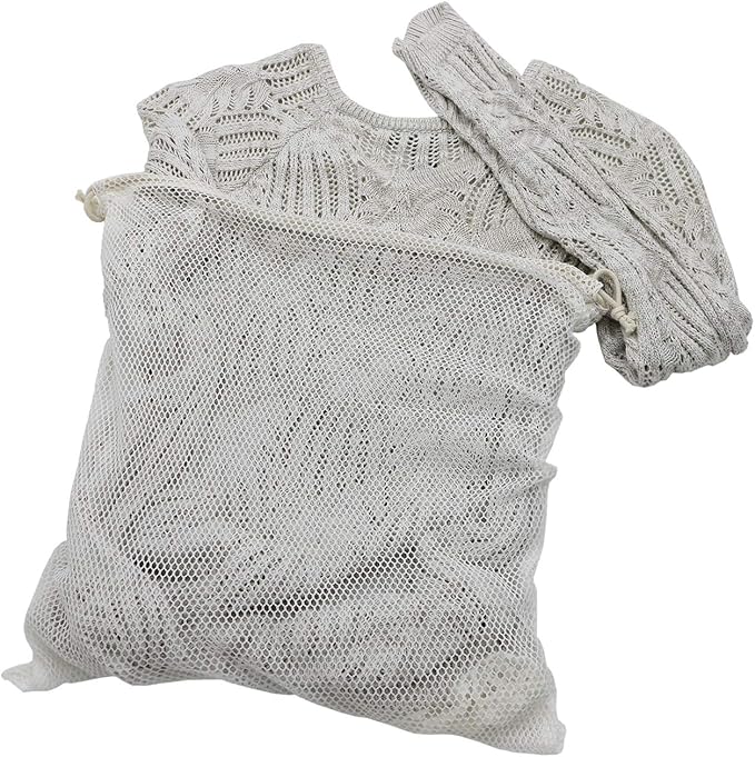 Simple Ecology Organic Cotton Mesh Laundry Bag; Machine Washing Bags