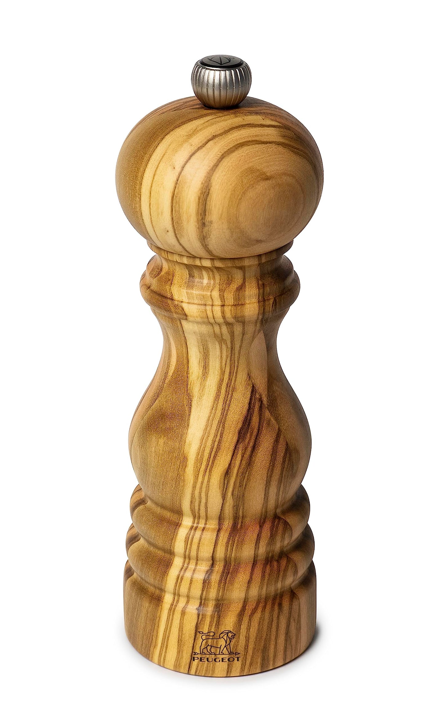 Peugeot - Paris Manual Pepper Mill - Adjustable Grinder - Olive Wood, Natural