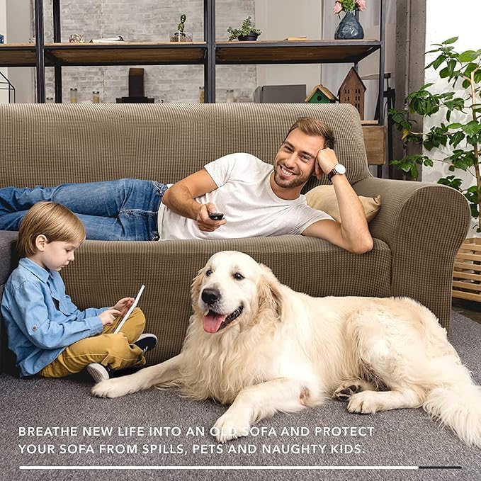 ZNSAYOTX Super Stretch Couch Cover Universal Sofa Covers