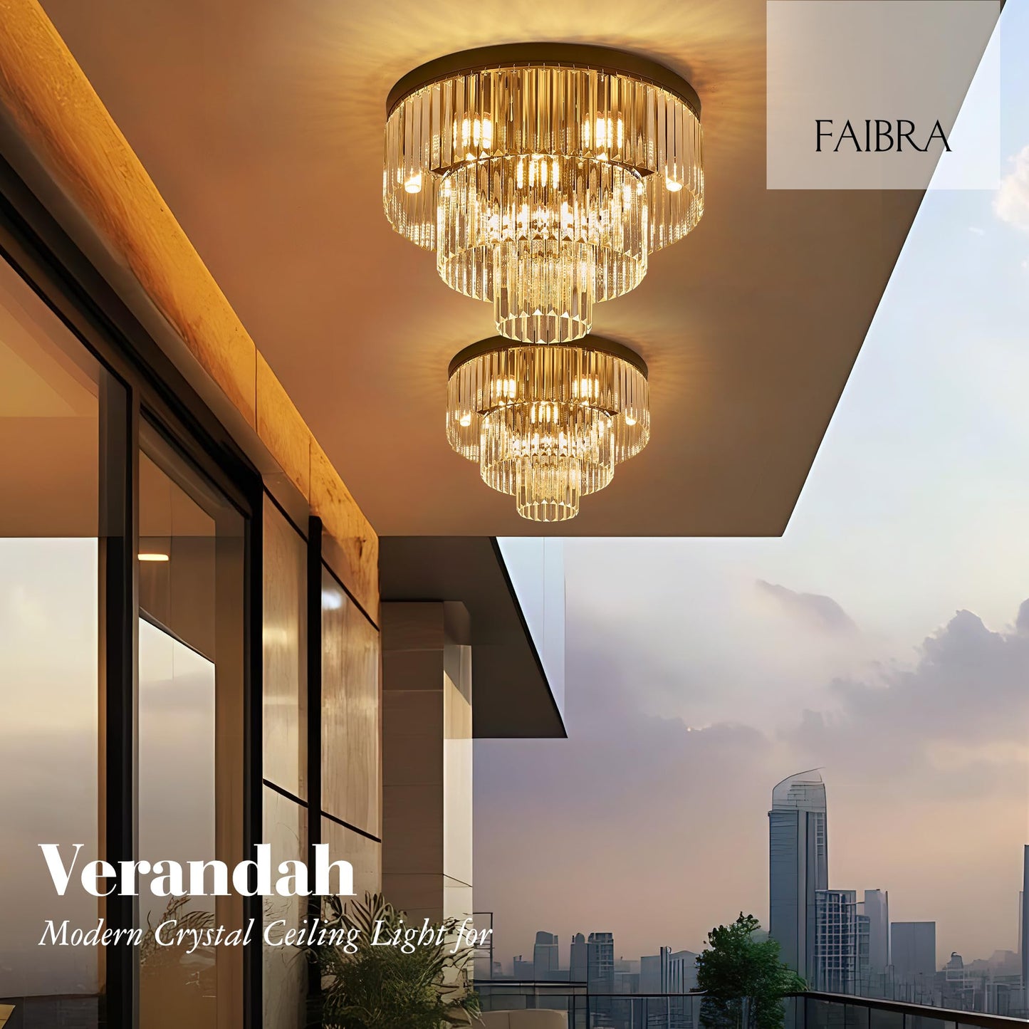 Faibra 21.65" Black Crystal Ceiling Light 10-Light Modern Crystal Ceiling Light Fixture 3-Tier Luxury K9 Crystal Ceiling Light,for Dining Room Kitchen Island Living Room Bedroom
