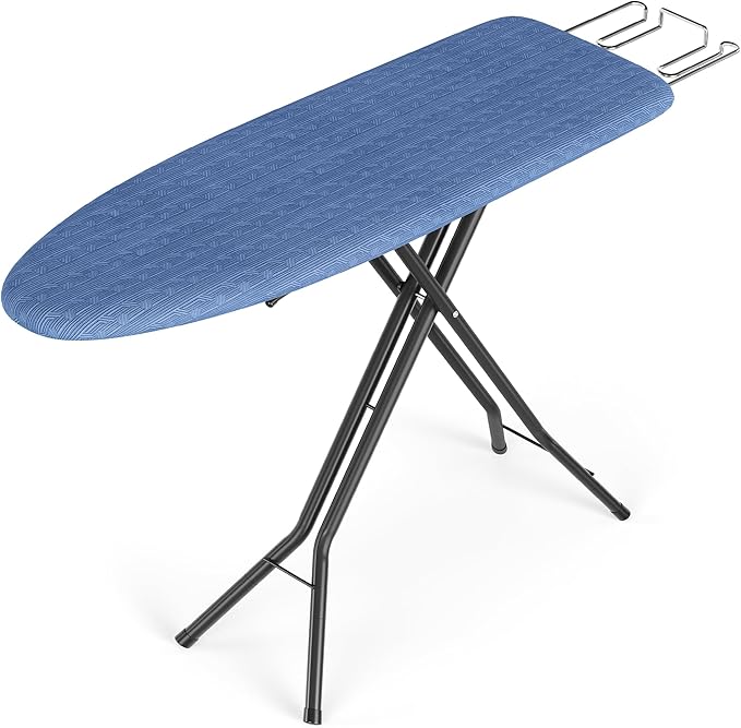 SONGMICS Ironing Board, Foldable Iron Board, Height Adjustable up to 35 Inches