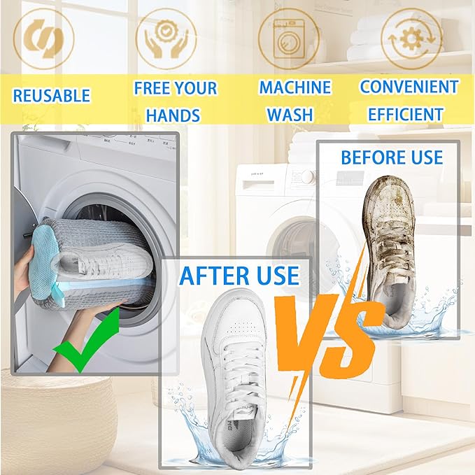 Shoe Washing Machine Bag Laundry Shoe Bag