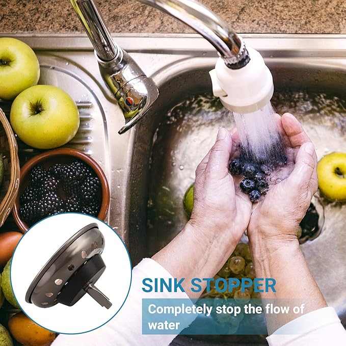 KONE Copper Kitchen Sink Strainer Basket,