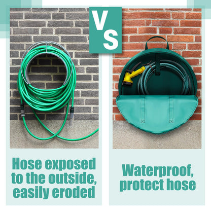 Bulyoou 600D Oxford RV Hose Storage Bag Garden Hose Cover Multipurpose Heavy Duty Bag Tool Covers for EV Charging Cable Car Battery Jumper Cables RV Sewer Pipe Extensions