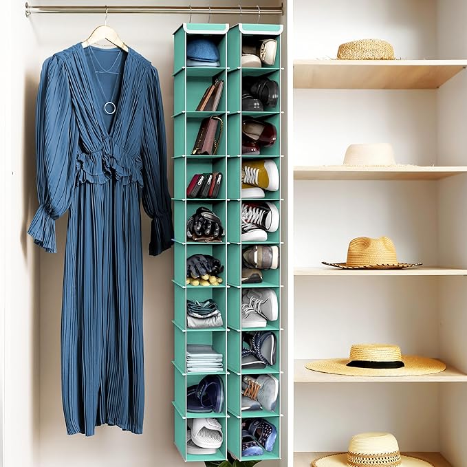 Simple Houseware 10 Shelves Hanging Shoes Organizer Holder