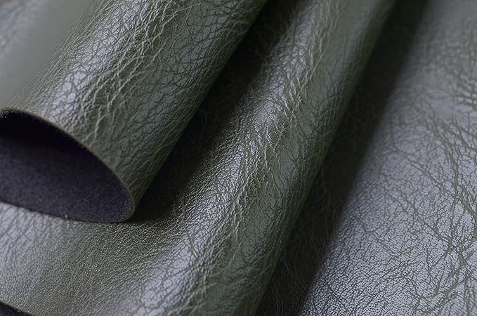 Wento Thick Faux Leather Fabric Soft Skin Grain PU Leather