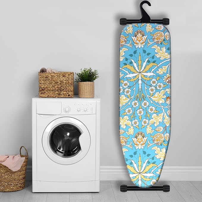 Ironing Board Cover and Pad, Standard Size, Stain-Resistant & Wrinkle-Free