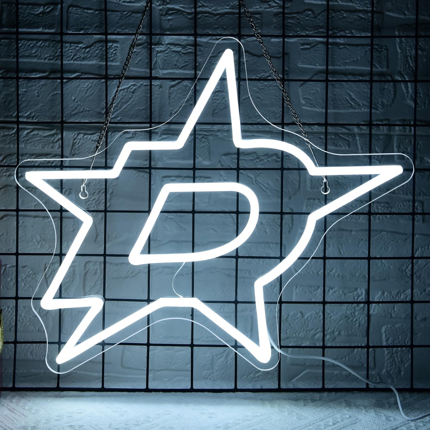 Ice Hockey Neon Sign,Ice Hockey Team,Ice Hockey LED Sign,Sport Neon Lights,Hockey Light, Hockey Club Decor,Hockey Gifts for Boys,Dallas Hockey Fans,Size 16.5 * 14.2 inches(XD103)