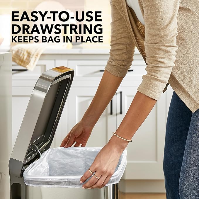 Glad ForceFlex Tall Kitchen Trash Bags, 13 Gallon, Gain Original