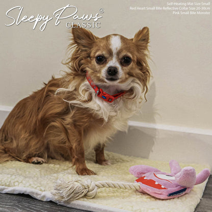 Ancol Self Heating Pet Pad with Lamb Fleece Cover - Comfortable Heat Reflecting Pet Accessory - Medium 64 x 49cm