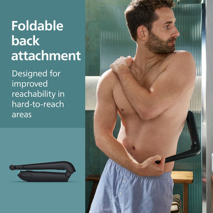Philips Norelco Body Groomer 7000 Series, Men's Whole Body Groomer, Contour-Following 2D Flexing Head, Triple Protect Shave System & Intimate Body Hair Trimmer, 100% Showerproof, BG7480/50