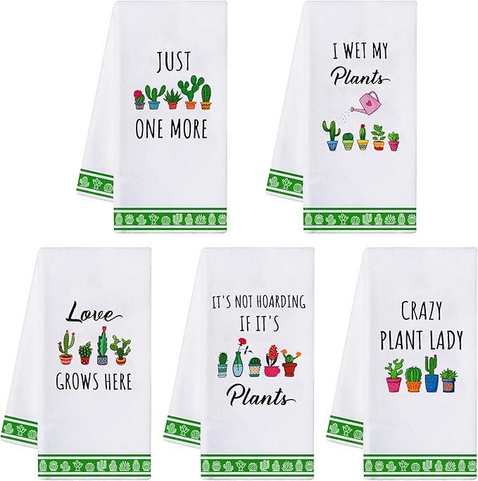 R HORSE 5Pcs Funny Kitchen Towels