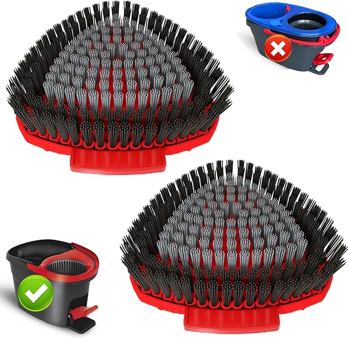 2 Pack Upgrade Scrub Brush Replace Heads Compatible