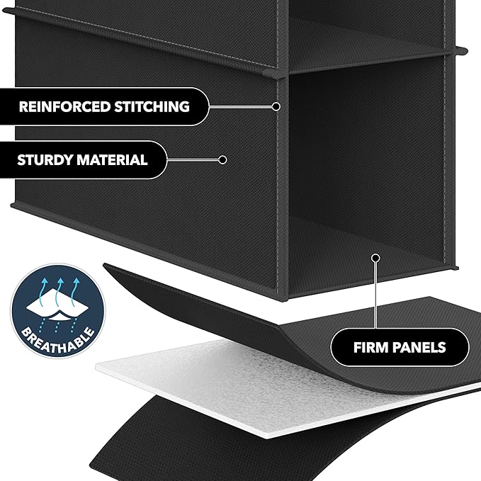 Simple Houseware 10 Shelves Closet Hanging Shoe Organizer