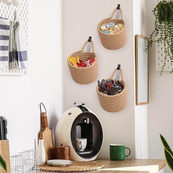 Fabric Wall Hanging Baskets