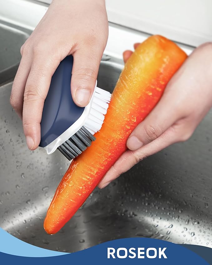 Potato Scrubber and Veggie Brush, Self-Standing Kitchen Brush
