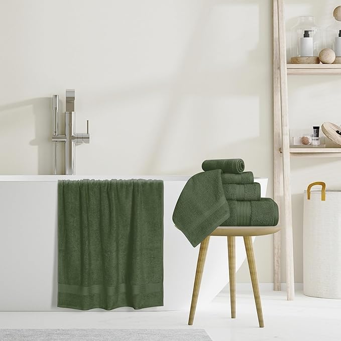 GLAMBURG Ultra Soft 8-Piece Towel Set