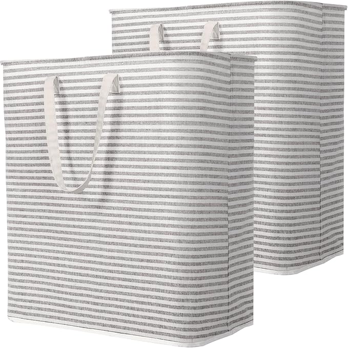 Lifewit 2 Pack Laundry Hamper Large Collapsible Laundry Baskets, Freestanding