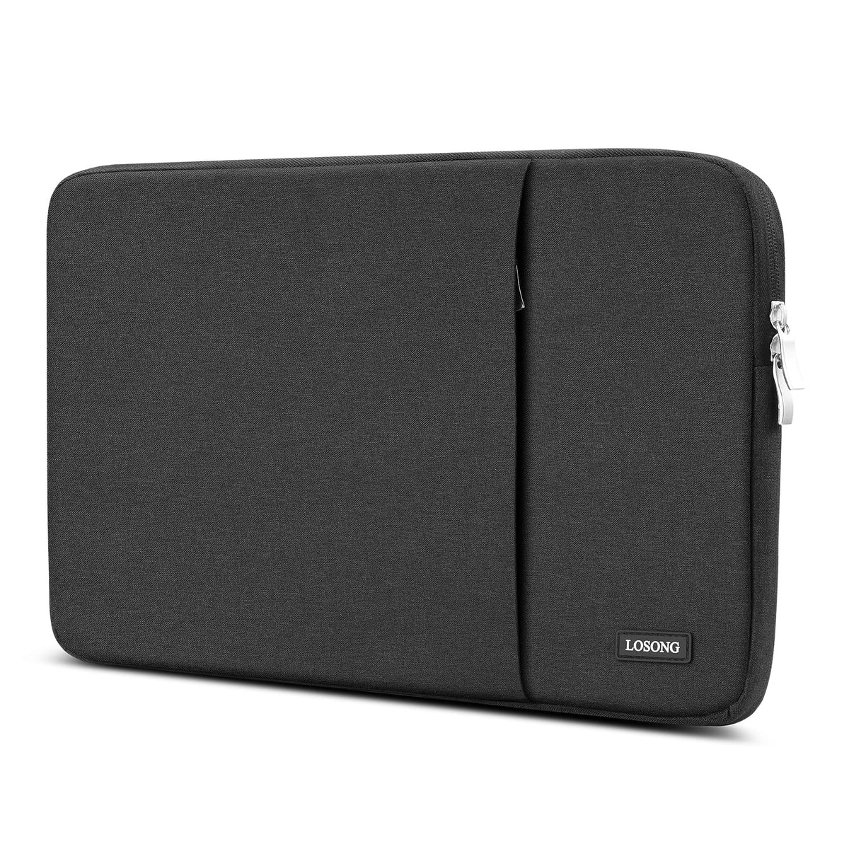 Losong Portable Monitor Case 15.6 Inch, Protective Carrying Sleeve for Most 16.1/15.6 in Monitors, Water Resistant Portable Laptop Display Bag with Accessory Pocket, Size-15.3"x9.8" Black