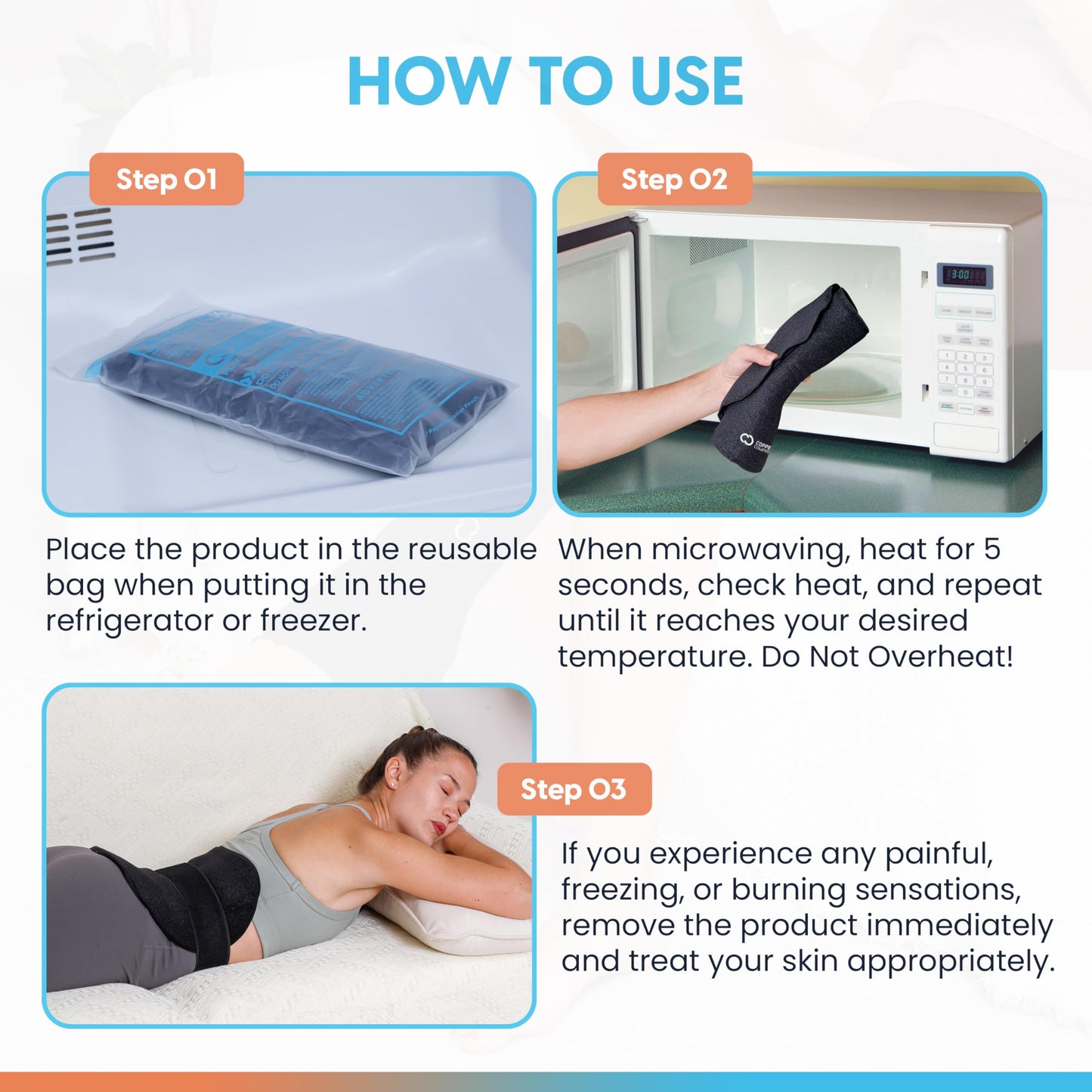Copper Compression CopperFreeze™ Back & Stomach Wrap Hot & Cold Therapy Support for Pain, Muscle Soreness, Cramps, and Injury Recovery – 360° Copper Infused Relief for Lumbar, Lower Back, and Abdomen