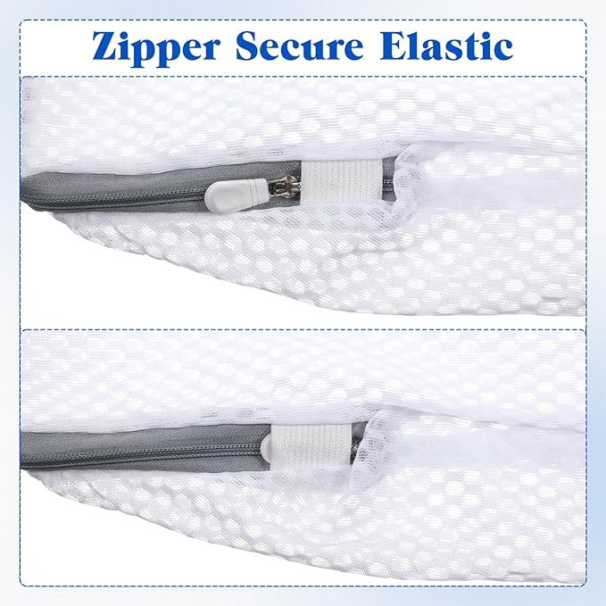 3Pcs 22" x 15" Mesh Hanging Laundry Bags
