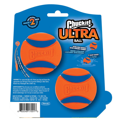 ChuckIt! Canine Hardware Medium Ultra Balls Classic 4-Pack,Orange