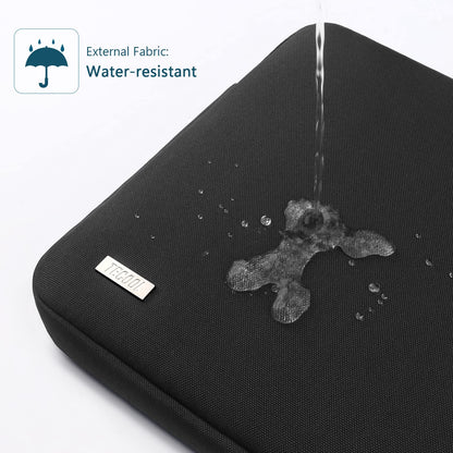 TECOOL 14 Inch Laptop Sleeve,Protective Laptop Case 14 inch for 14" HP EliteBook Pavilion Dell Lenovo Thinkpad Acer Chromebook Notebook,MacBook Air 15 M4 M3 2025-2023 Waterproof Computer Bag,Black