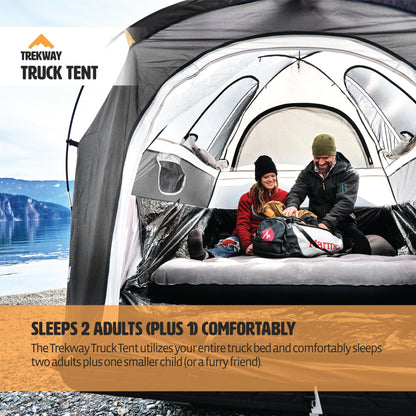 Offroading Gear 6.5ft Truck Bed | Tailgate Camping Tent | Waterproof | Compatible with F150| Ram| Sierra| GMC| Nissan| Etc.