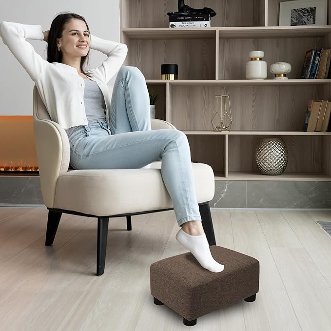 CAROLMADE Small Foot Stool Ottoman Footstool