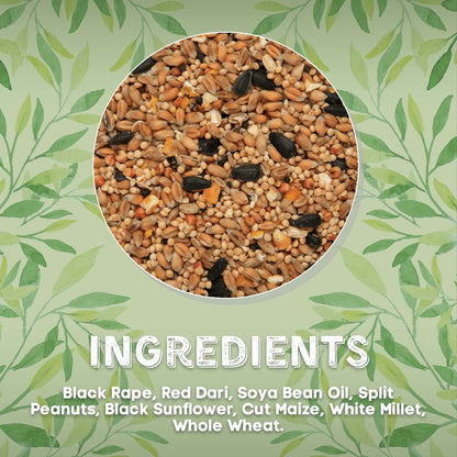 Copdock Mill Wild Bird Seed & Grain Mix 20kg Bag All Year Round High Energy Wild Bird Food 100% Natural Ingredients Including Sunflower Seeds and Peanuts